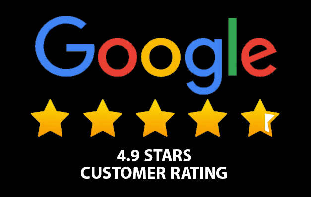 Google 4.9-star customer rating